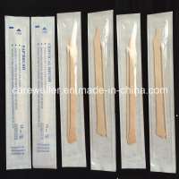 Disposable Sterile Cervical Brush with Wooden Spatula (PAP Brush)